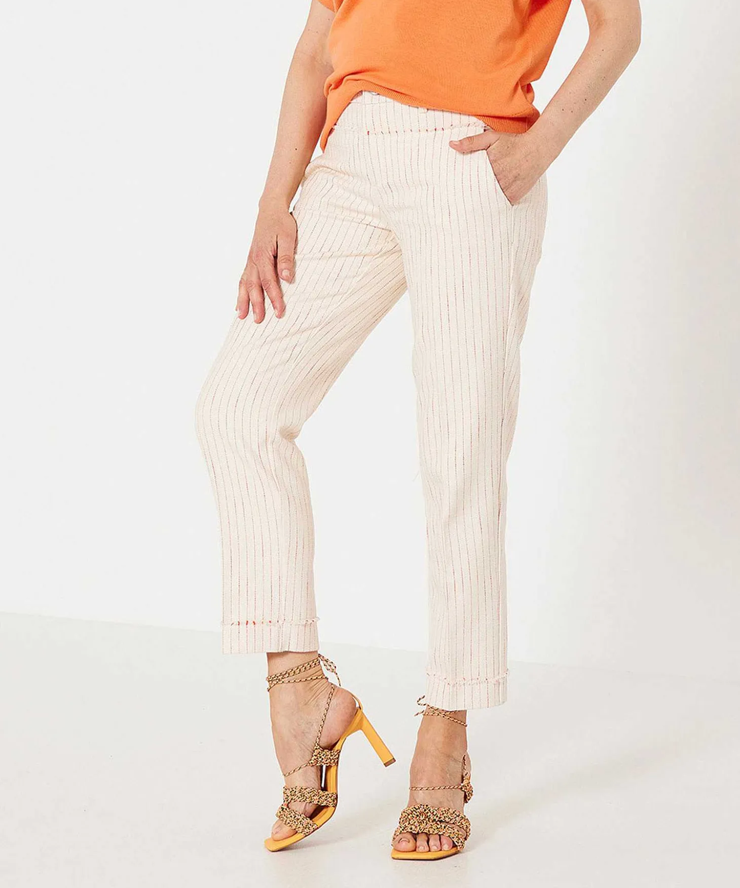 Rosner Summer Boucle Broek May Zigarette