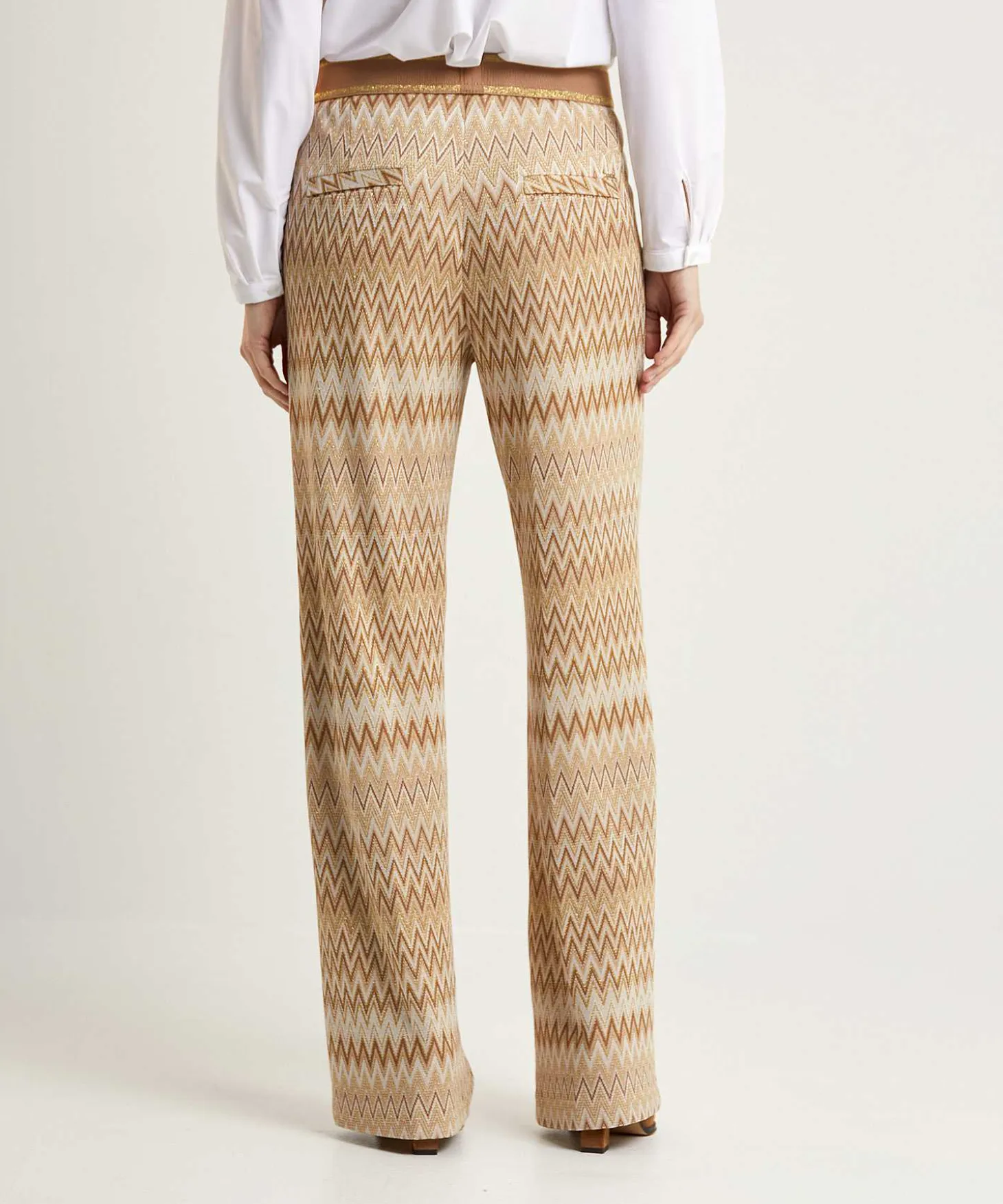 Rosner Wide Leg Broek Lurex Mara