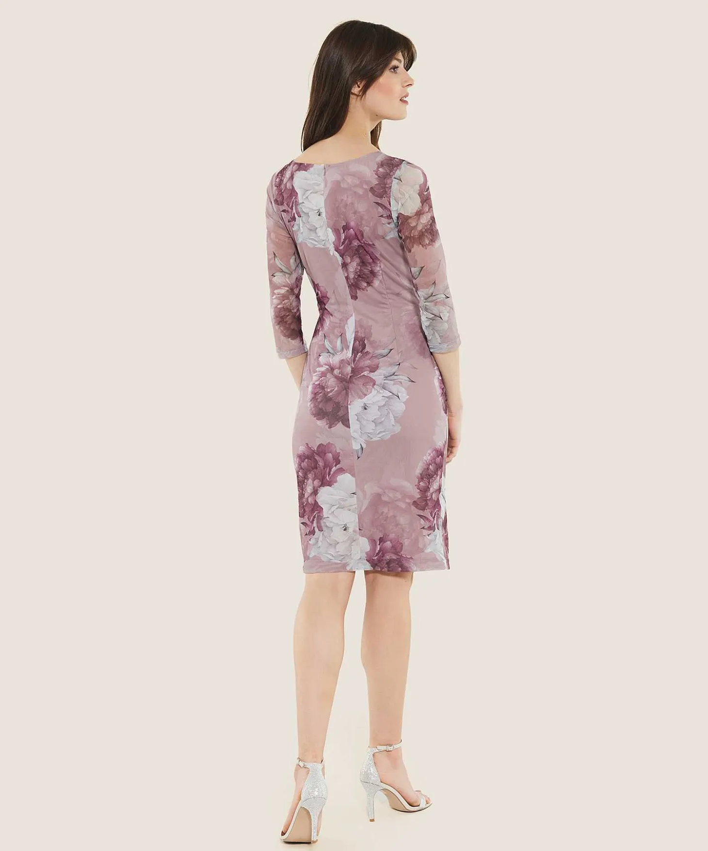 Swing Mesh Jurk Bloemenprint
