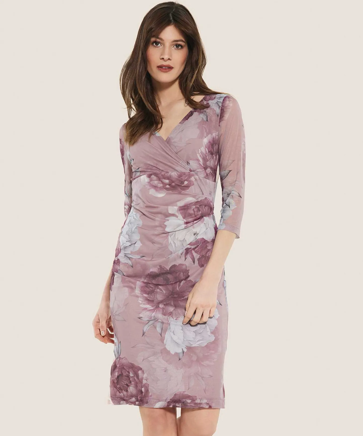 Swing Mesh Jurk Bloemenprint