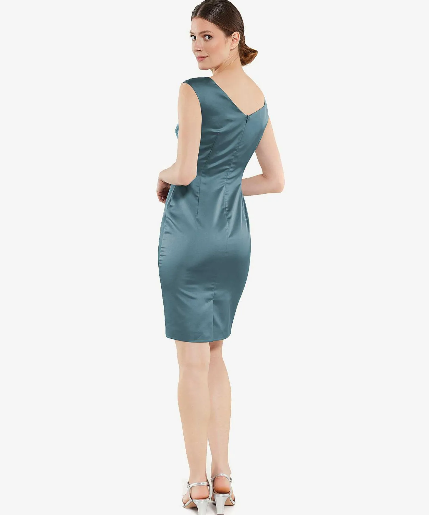 Swing Mouwloos Jurkje Pleated