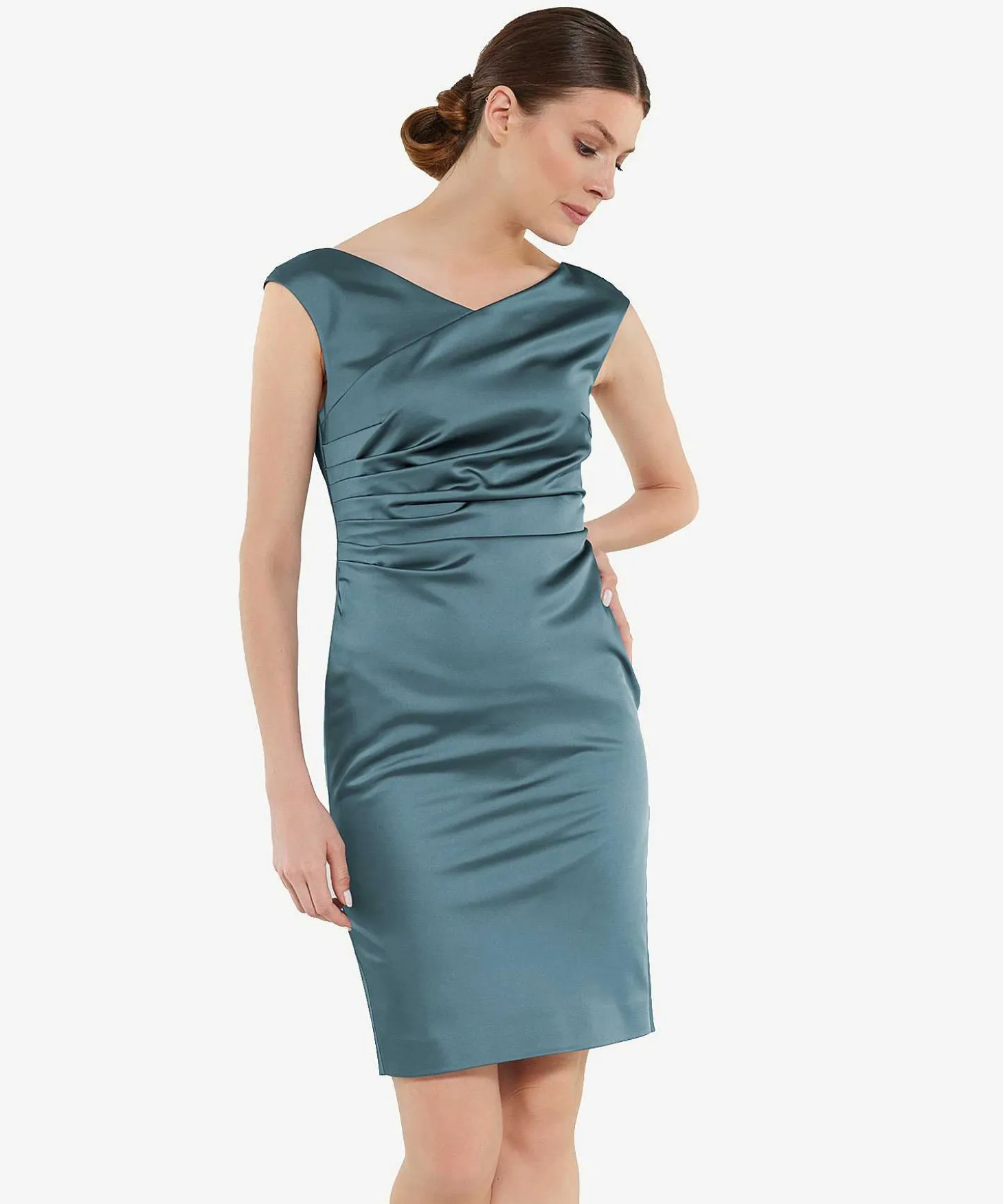 Swing Mouwloos Jurkje Pleated
