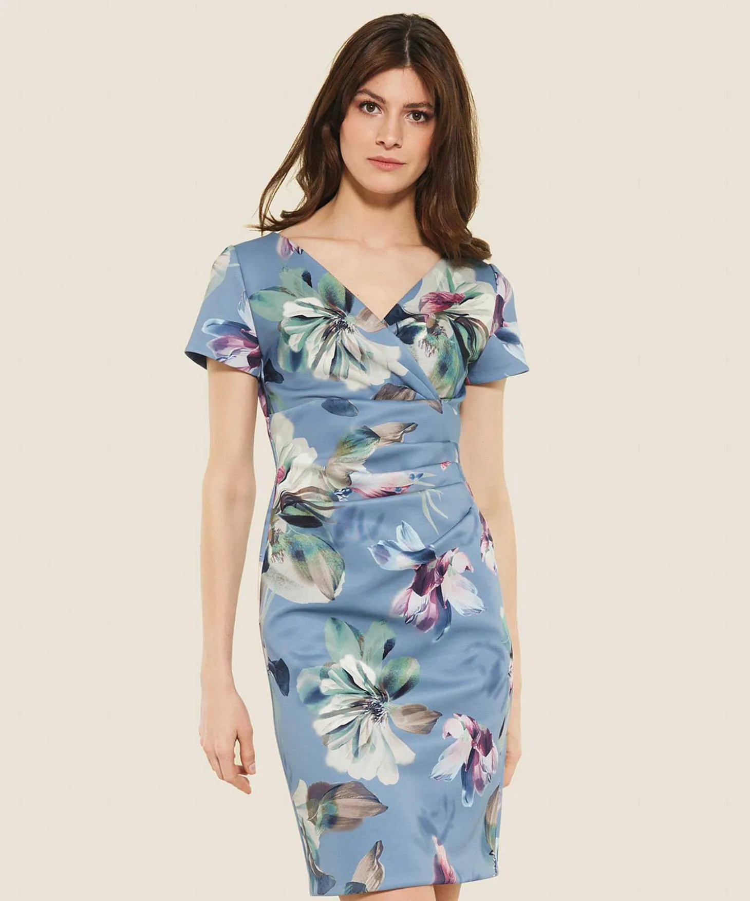 Swing Scuba Jurk Bloemenprint