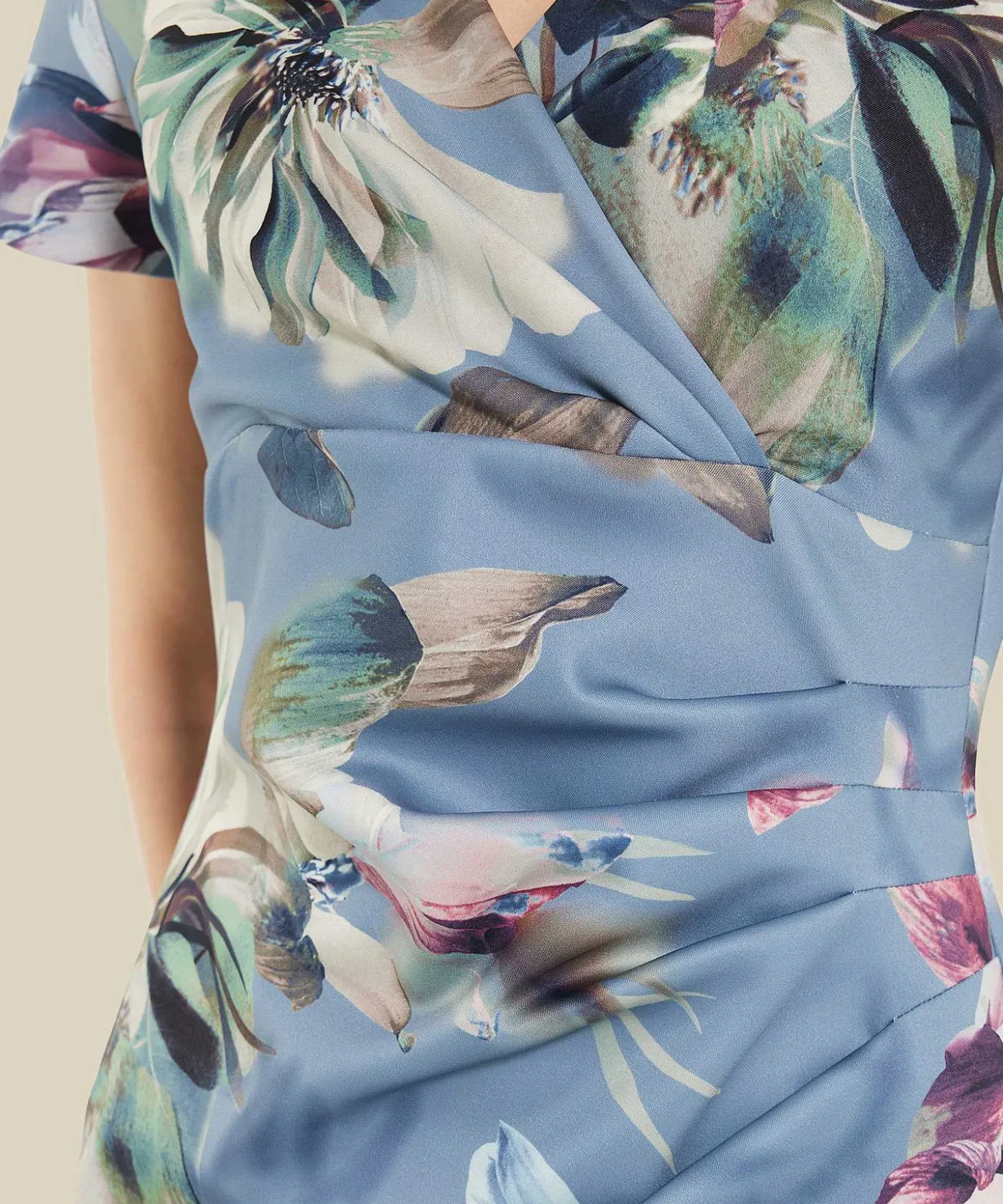Swing Scuba Jurk Bloemenprint