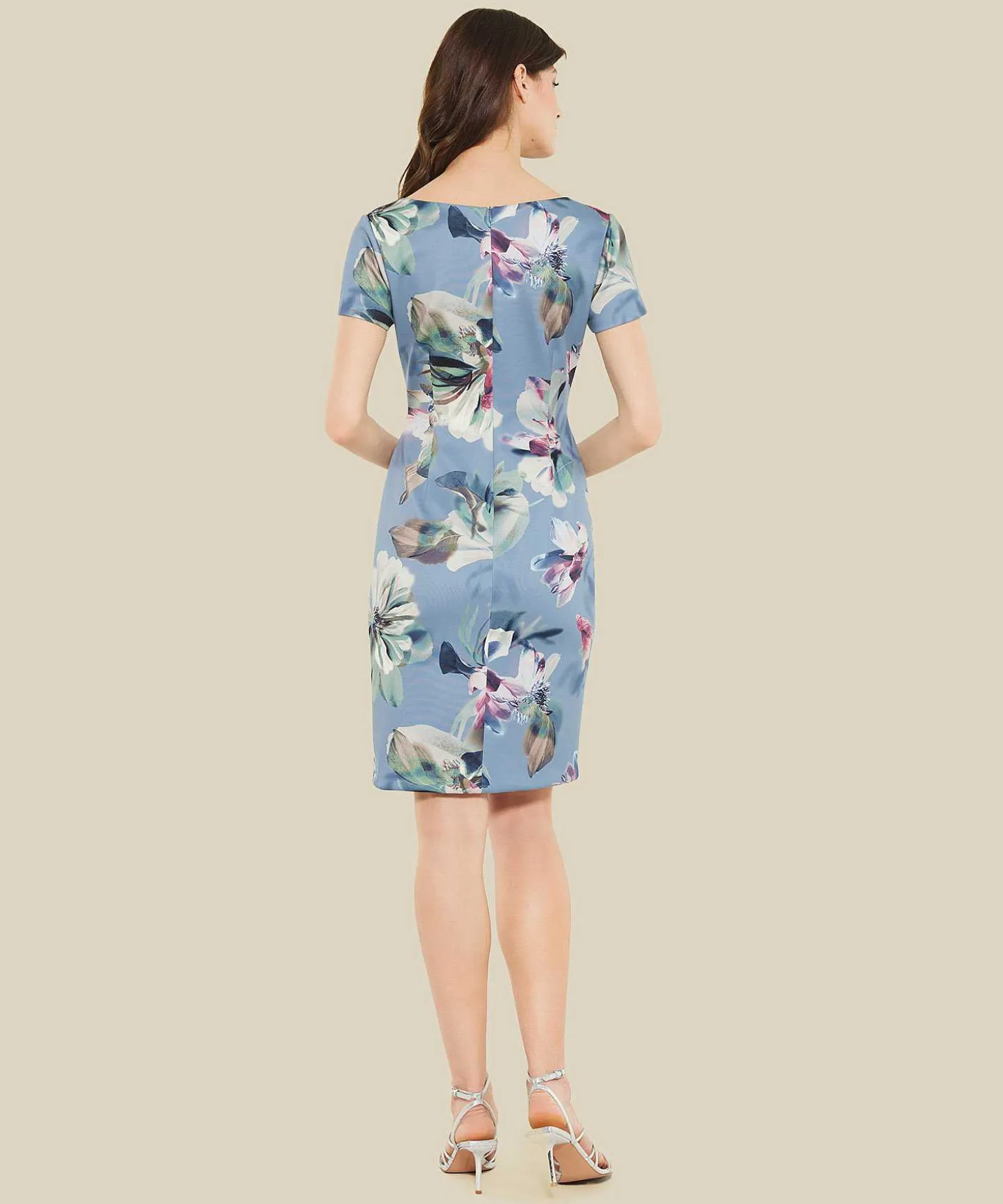 Swing Scuba Jurk Bloemenprint