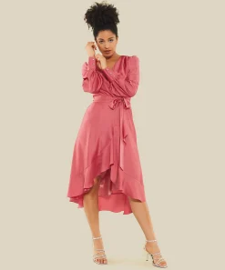 Swing Silky Jurk Volant