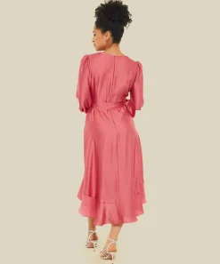 Swing Silky Jurk Volant