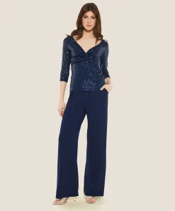 Swing Top Pailletten Knoopdetail