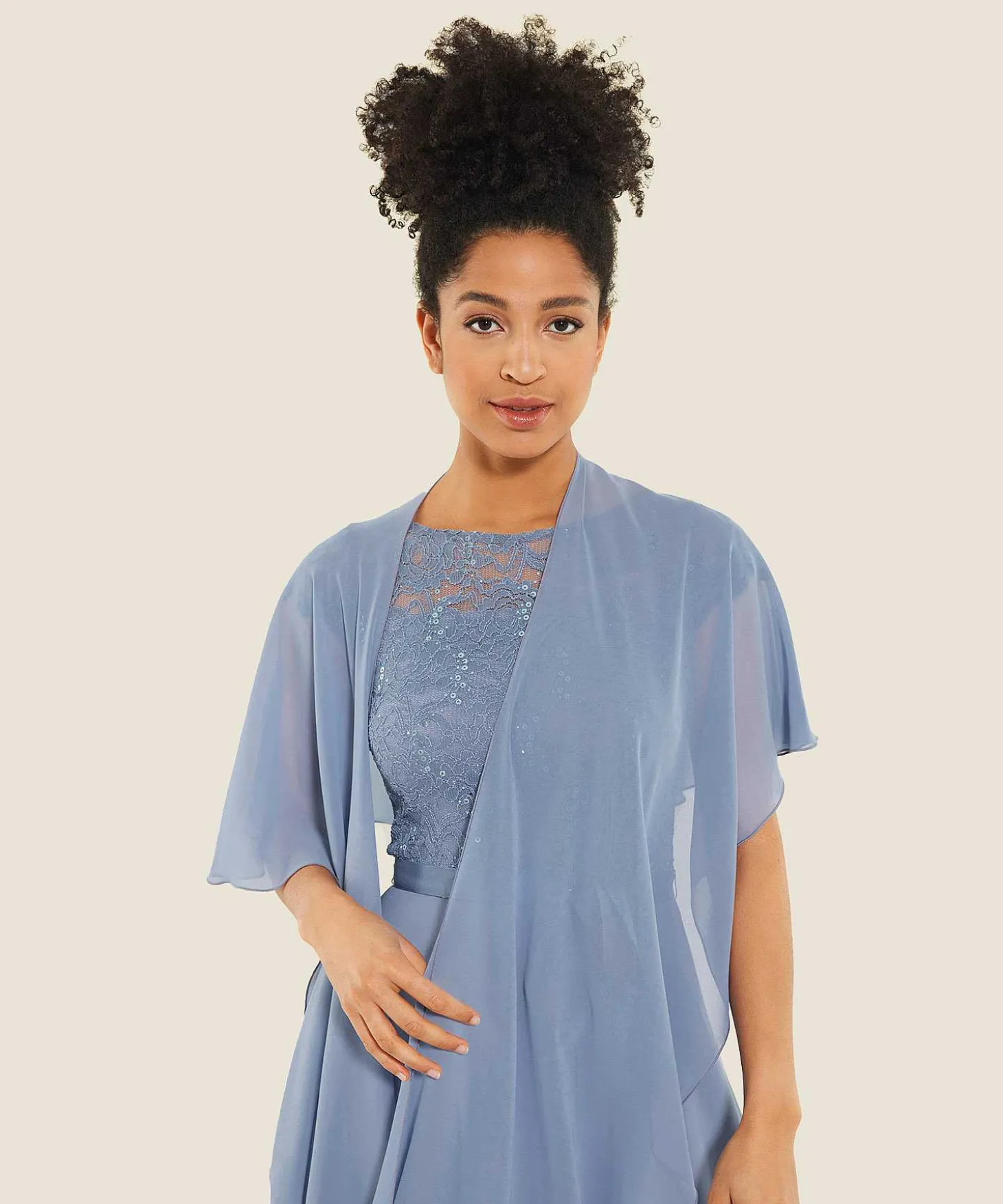 Swing Voile Omslag Sjaal Bolero
