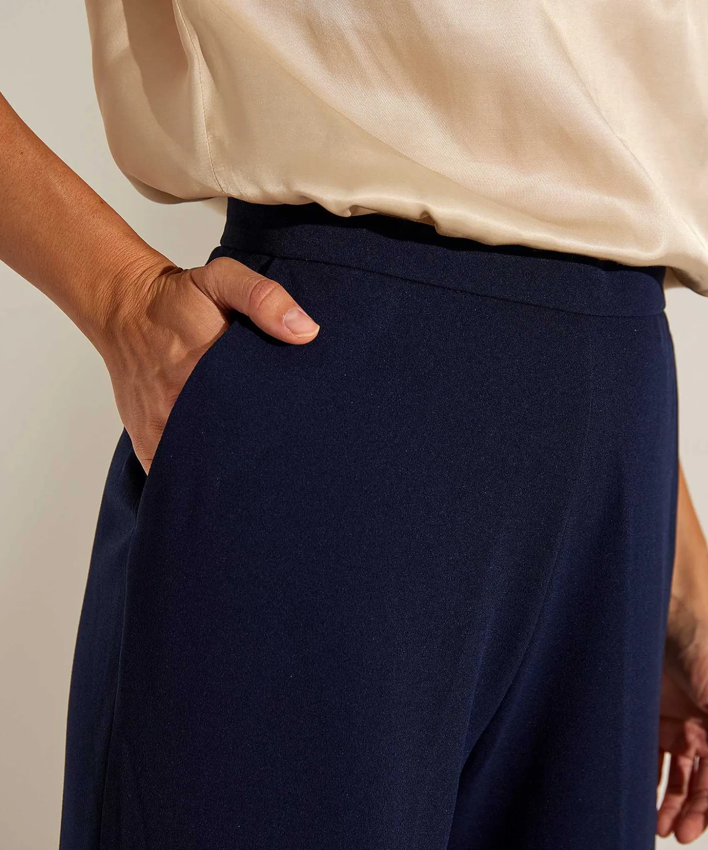 Swing Wide Leg Broek Crepe