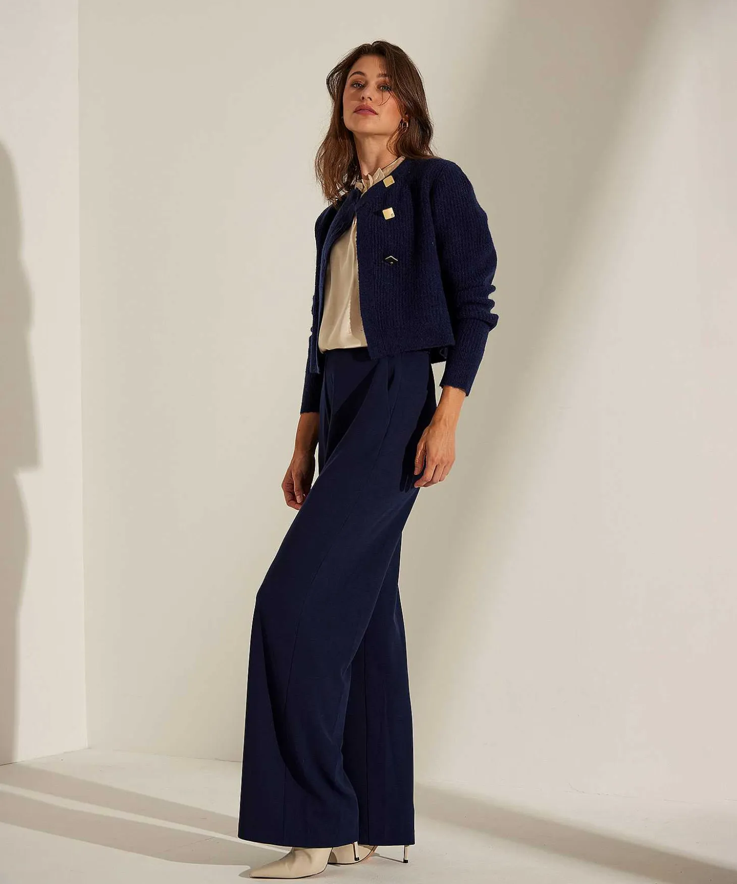 Swing Wide Leg Broek Crepe