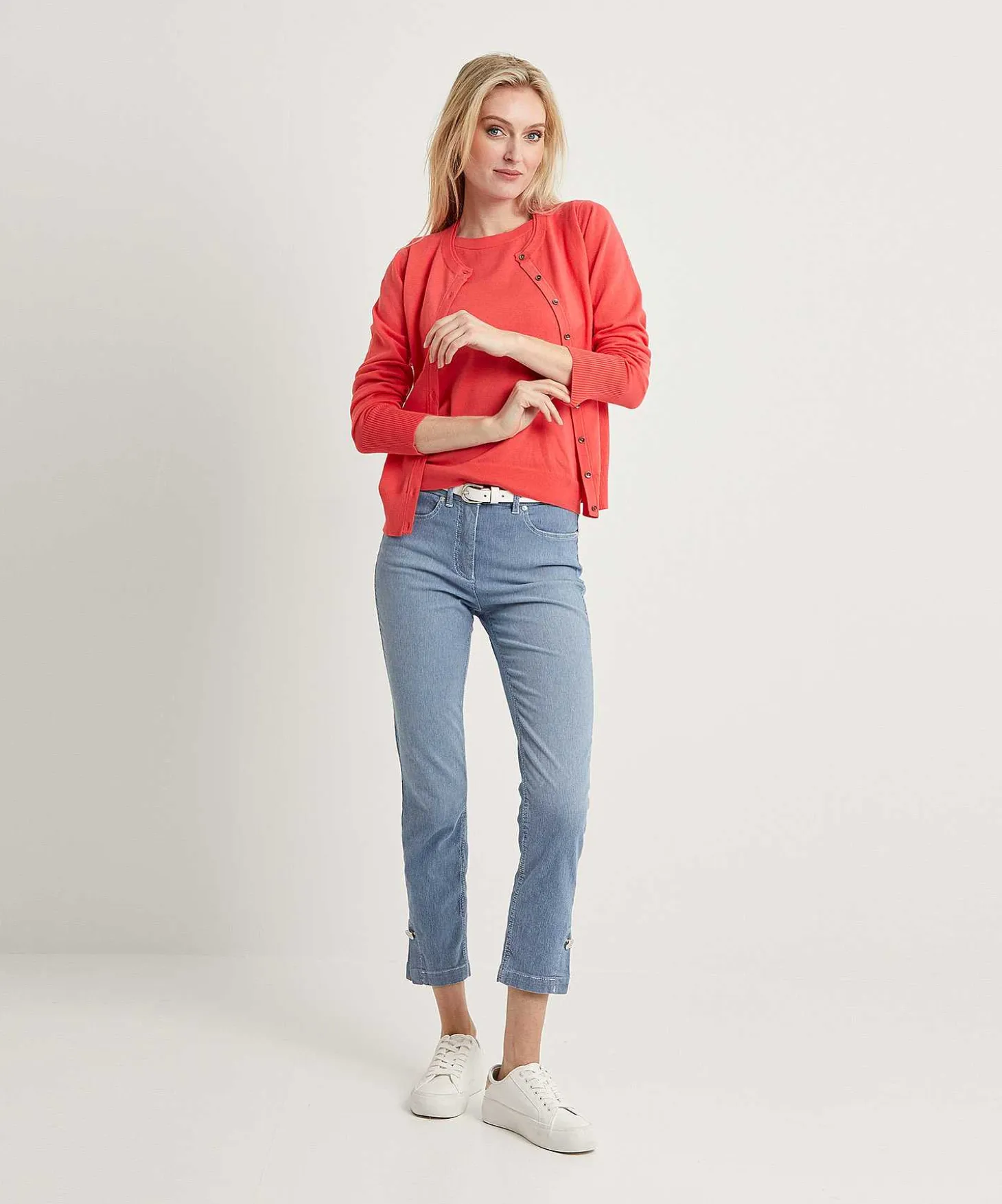 Toni Cropped Broek Streepje Be Loved