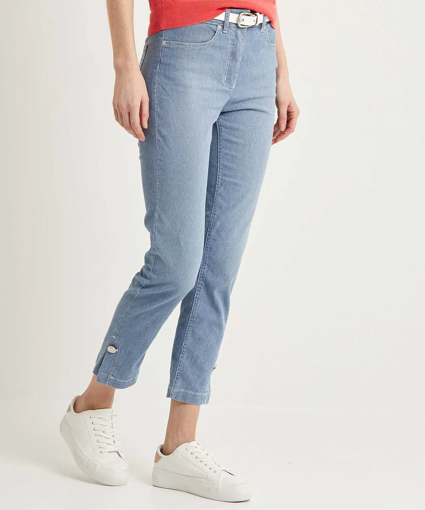 Toni Cropped Broek Streepje Be Loved