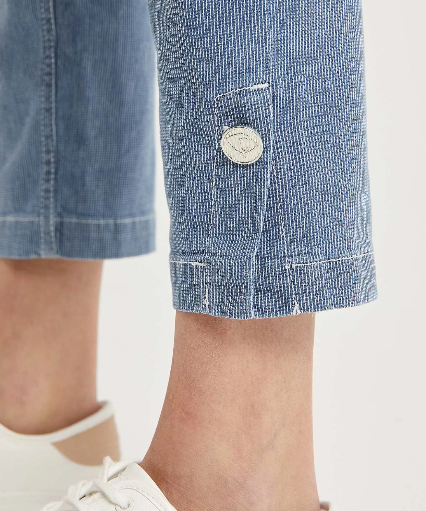 Toni Cropped Broek Streepje Be Loved