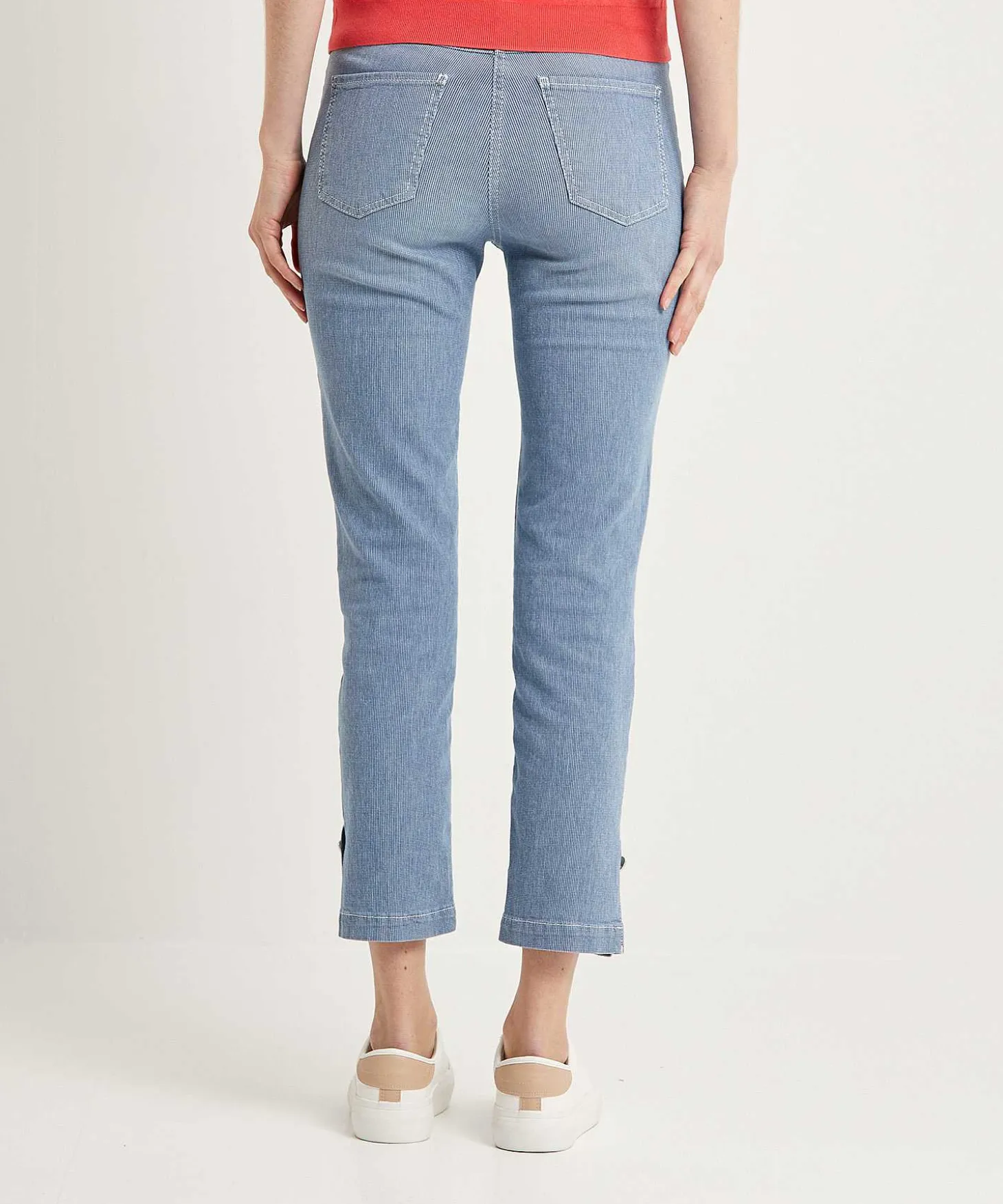 Toni Cropped Broek Streepje Be Loved