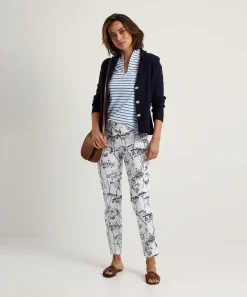 Toni Slim Fit Broek Print Jenny