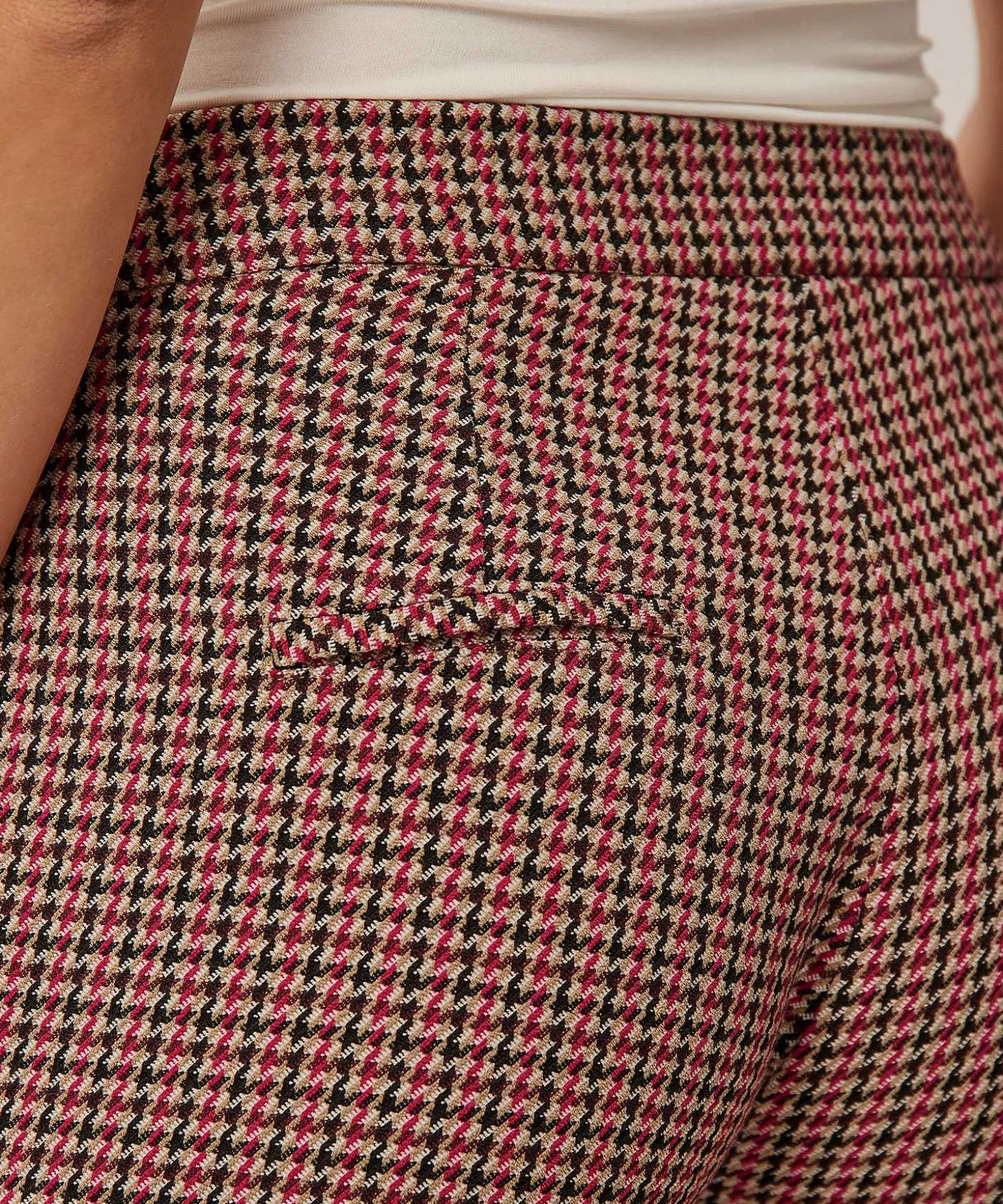 Toni Wide Leg Broek Jenny Ruit