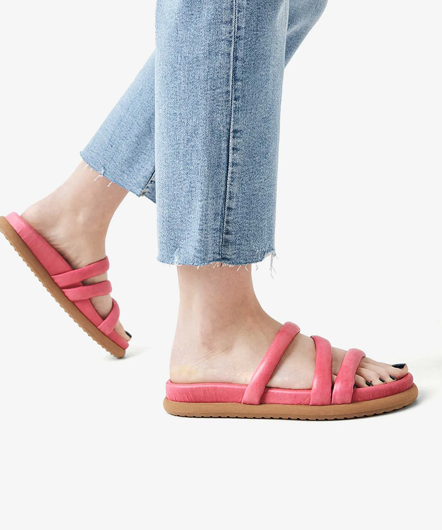 Via Vai Leren Slipper Candy Pop