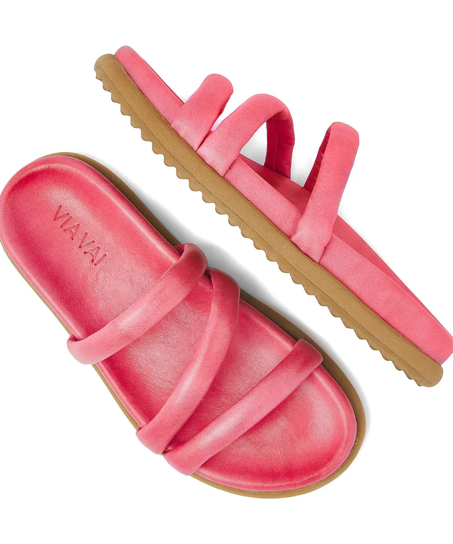 Via Vai Leren Slipper Candy Pop