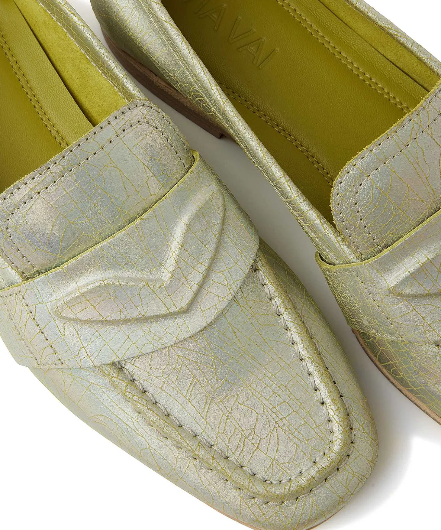 Via Vai Metallic Loafer Chiara Ray