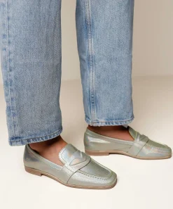 Via Vai Metallic Loafer Chiara Ray