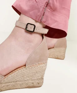 Via Vai Suede Espadrille Flora Braid