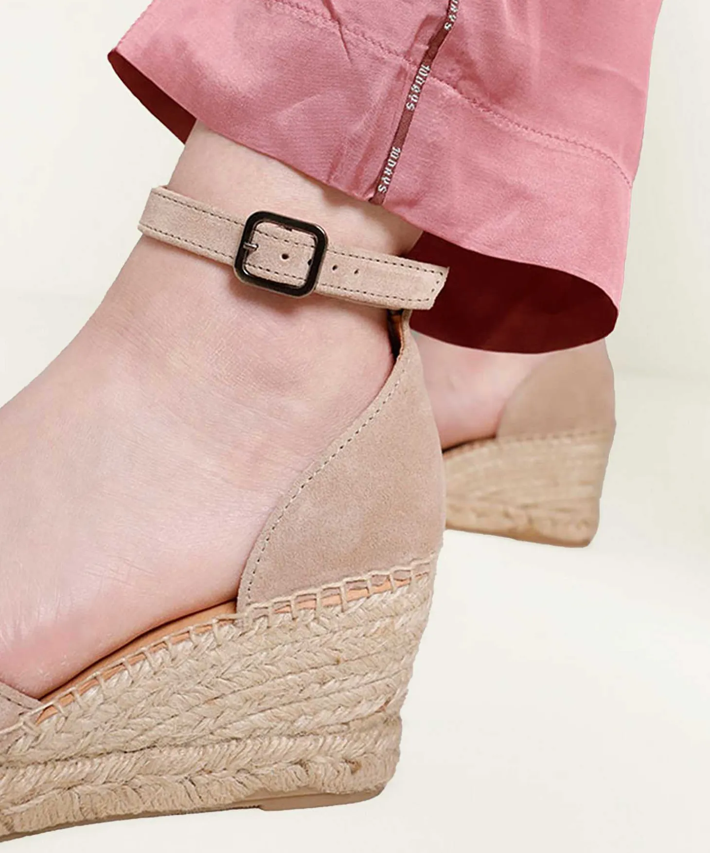 Via Vai Suede Espadrille Flora Braid