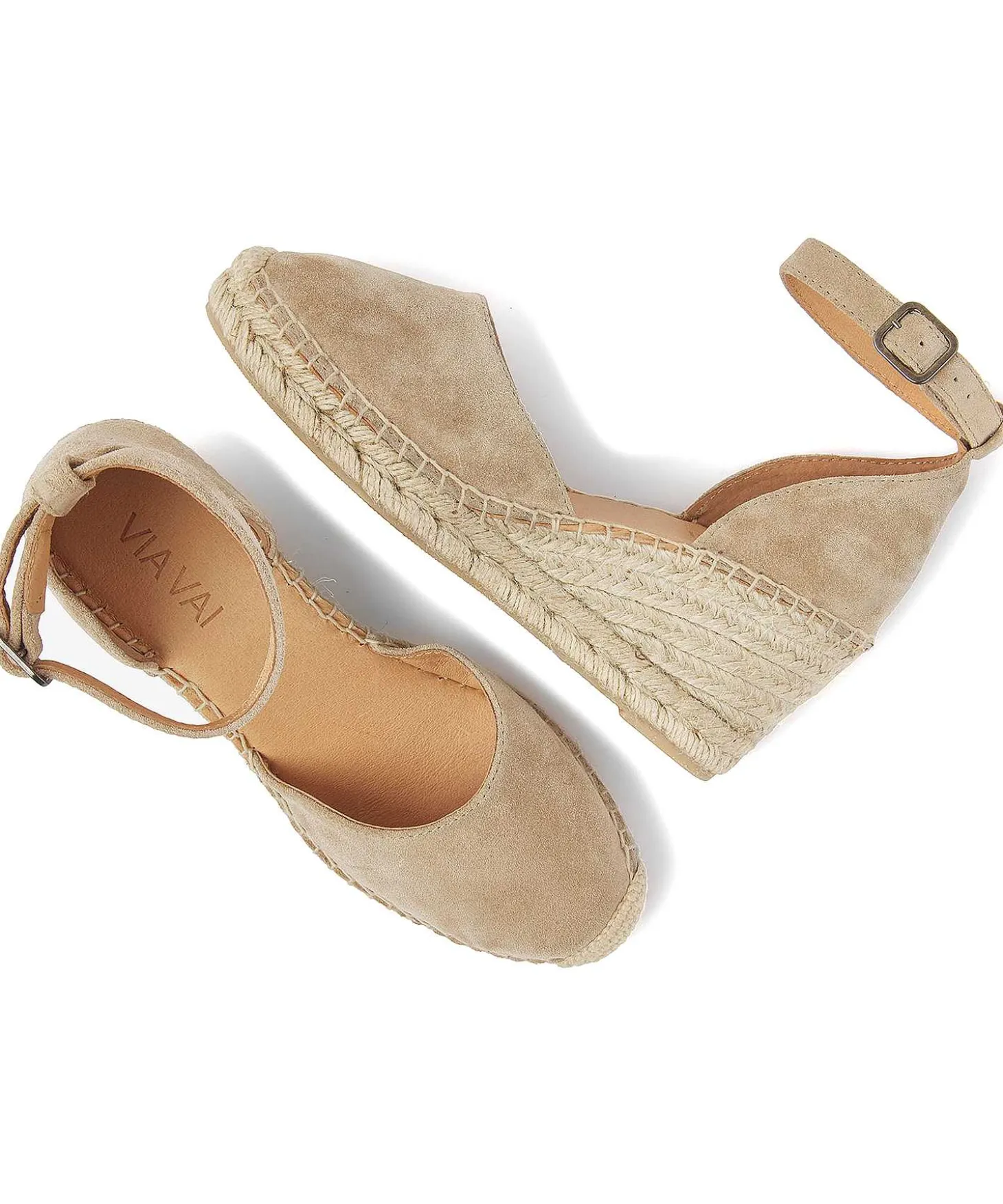 Via Vai Suede Espadrille Flora Braid