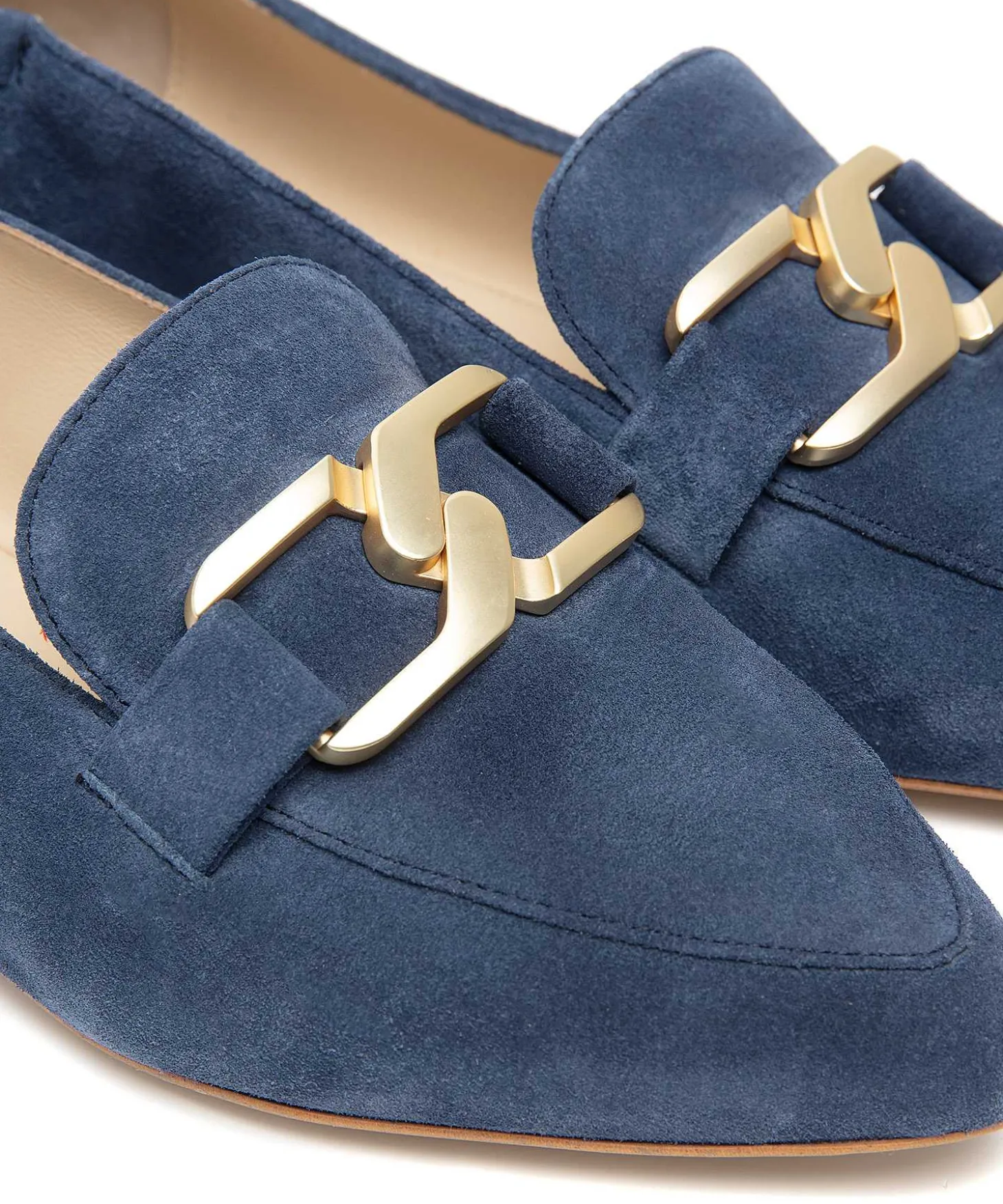 Via Vai Suede Loafer Gesp Naomi Sharp